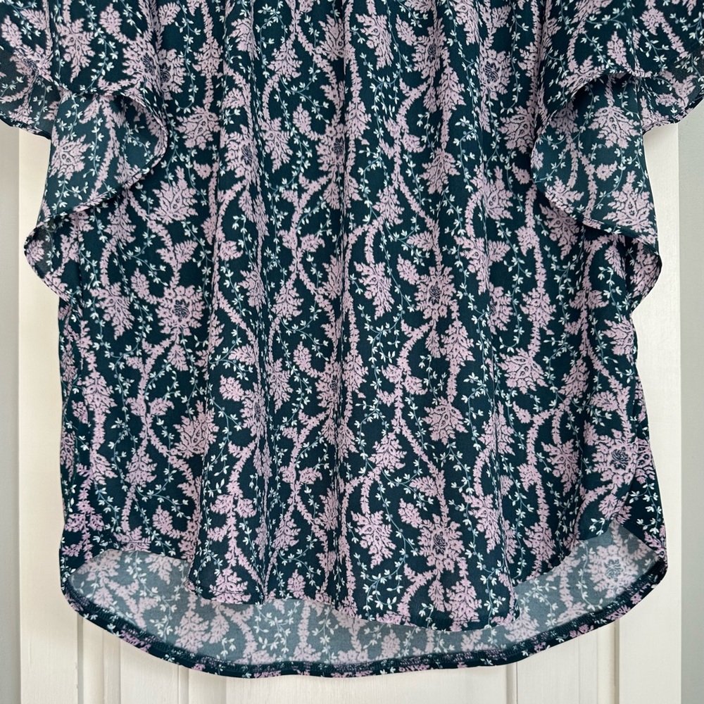 Ann Taylor || Floral Print Blouse - Picture 5 of 10